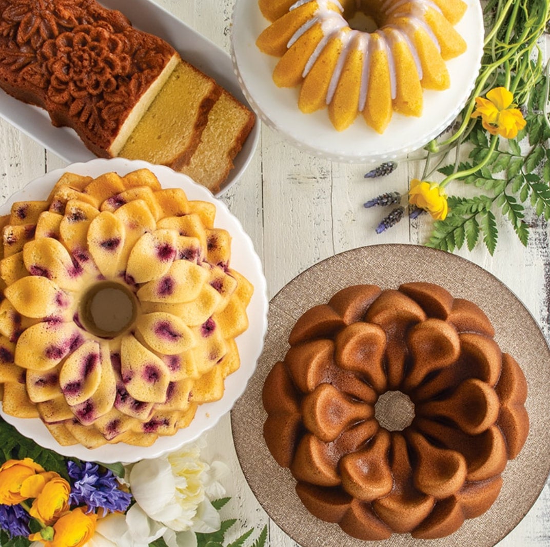 Nordic ware magnolia bundt pan clearance